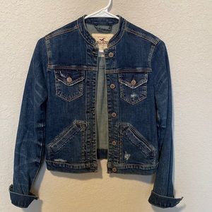 Hollister distressed Jean jacket